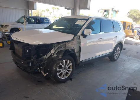 2021 Kia Telluride Lx z USA, uszkodzony, nr VIN 5XYP24HC0MG170941